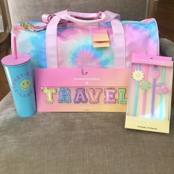 Stoney Clover Lane x Target Tie-Dye Duffel Bag Bundle - Picture 1 of 11